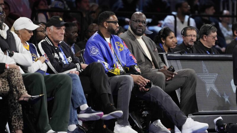 Shaquille O'Neal hovers over the Crypto.com arena, while he reveals his daring outbreak from David Stern's epic NBA punishment.