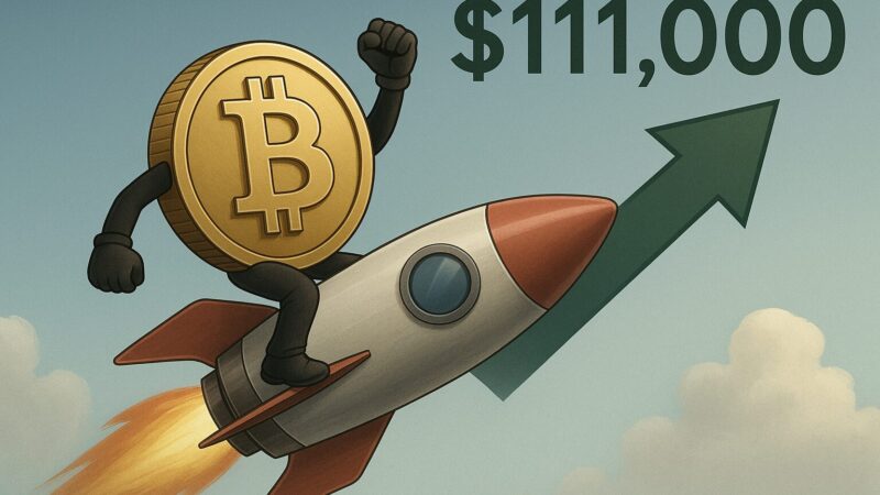 Bitcoin increases to $ 111,000