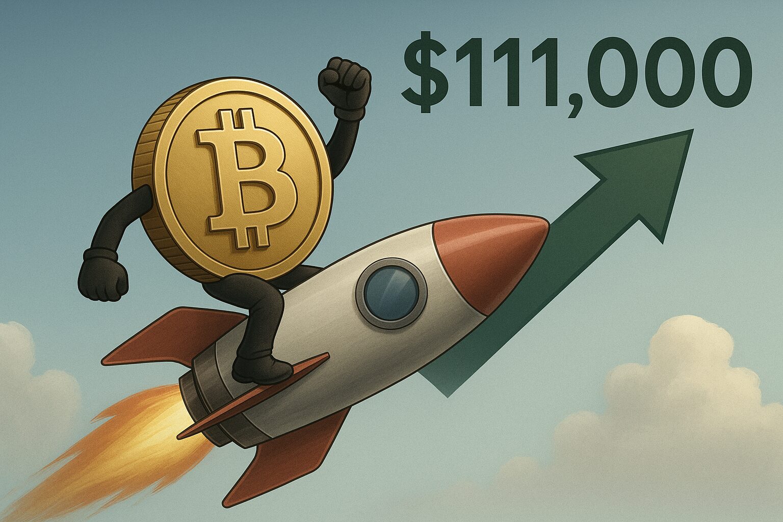 Bitcoin increases to $ 111,000