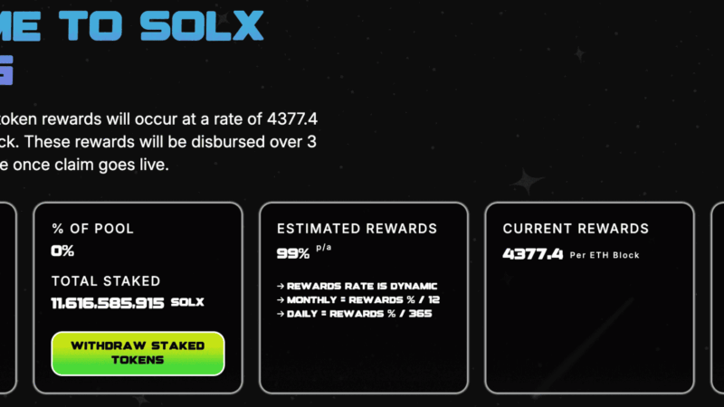 Solaxy (Solx) reaches historical milestone of $ 40 million, 3 weeks until the end of the pre -sale