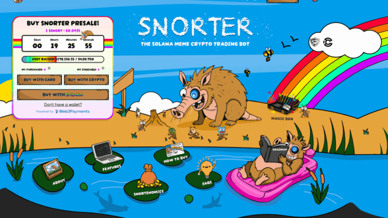 The pre-sale of the crypto “Snorter” crypto-bot reaches $ 48 within 250,000 hours: Will the next cryptocurrency explode?