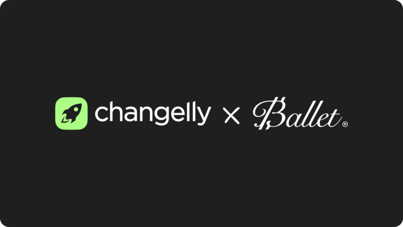 Ballet scaled with Changelly's crypto exchange API