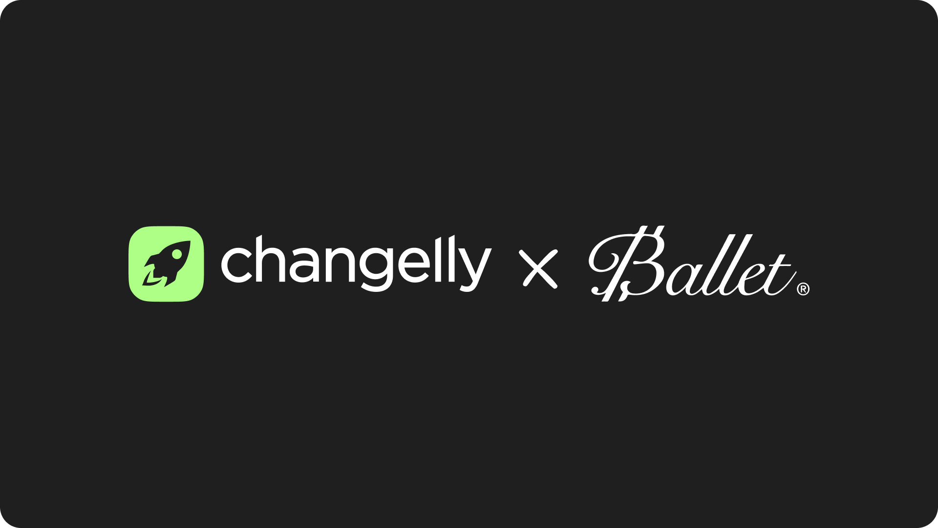 Ballet scaled with Changelly's crypto exchange API