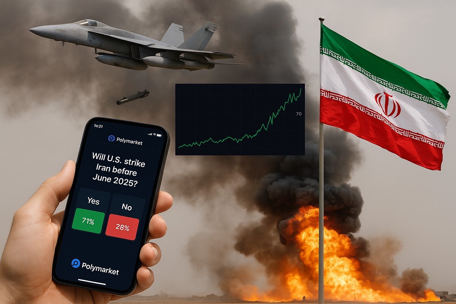 The best cryptocurrency that should be bought now because the likelihood of a US attack on Iran increases to 71%