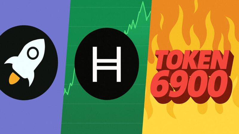 Which cryptocurrencies will increase the fastest? Stellar, Hedera and T6900 lead
