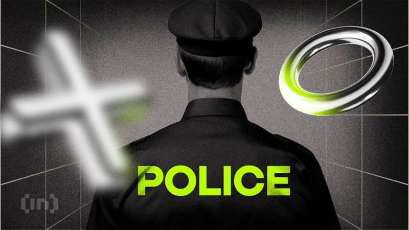 Crypto sponsor from LA: with police officers against rivals