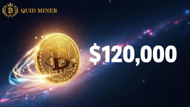 Bitcoin controls $ 120,000 – investors use Quid miner for € 3,477 daily stable income