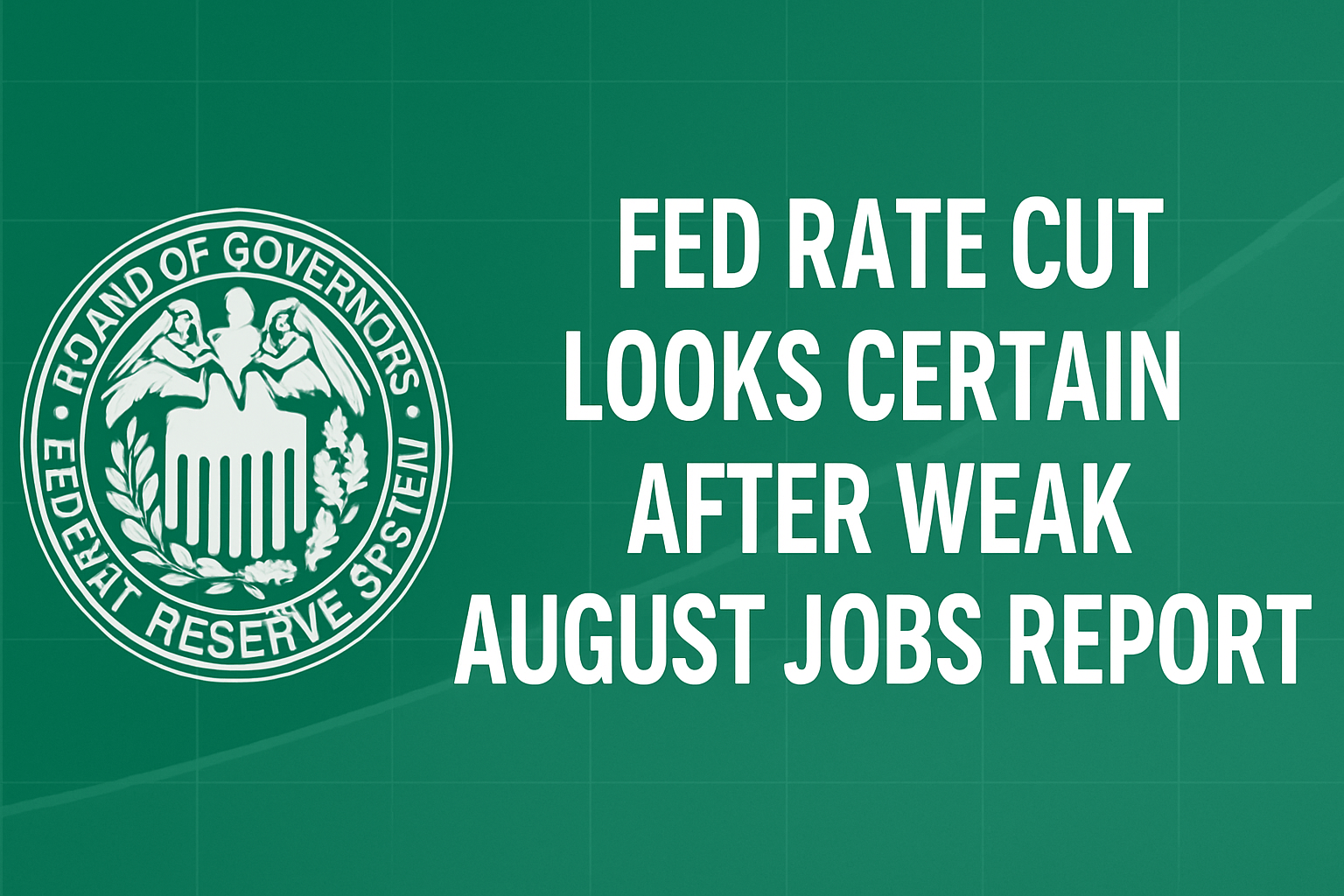 La baisse des taux d&rsquo;intérêt de la Fed semble certaine après la faiblesse du rapport sur l’emploi en août