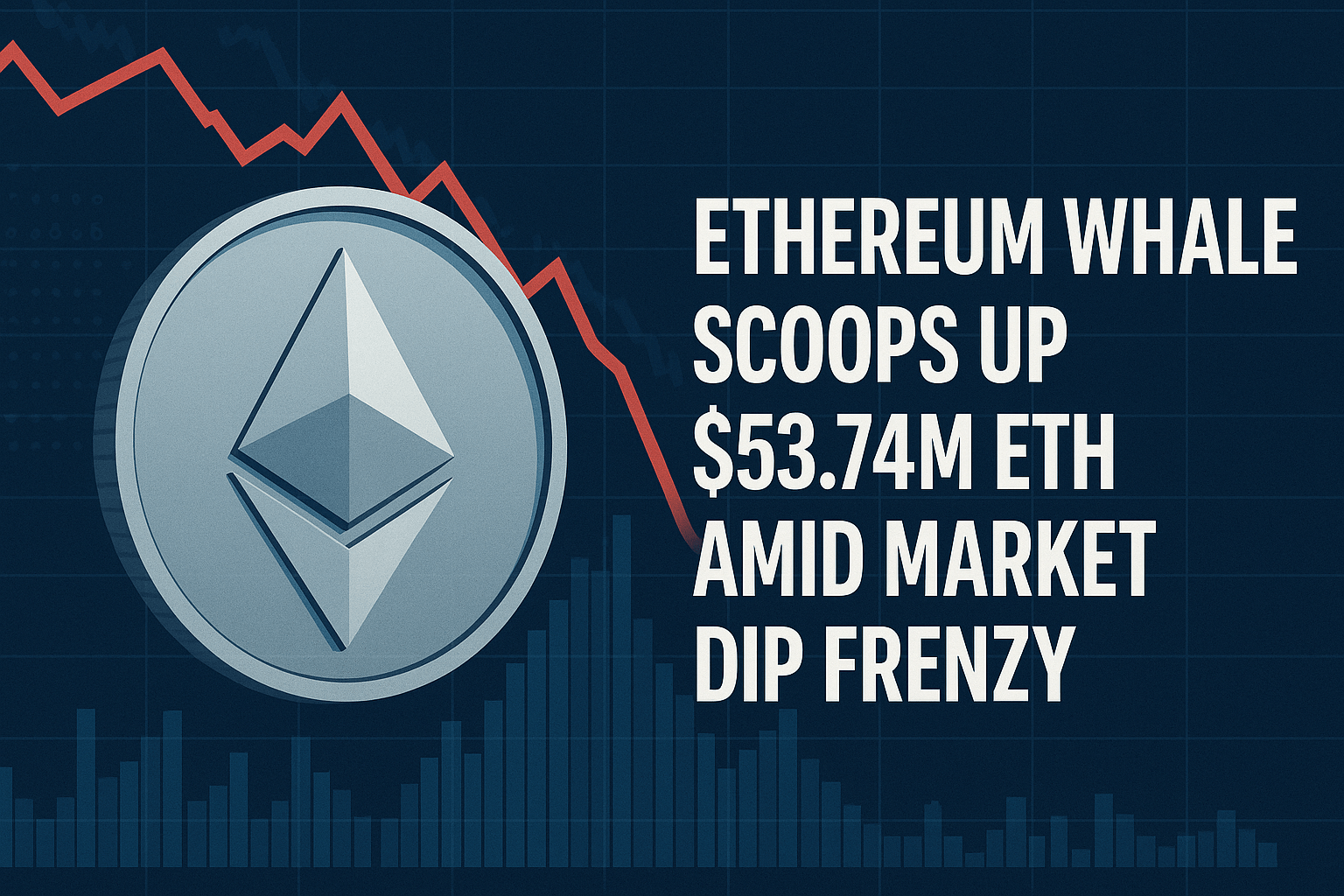 Ethereum Whale Scoops Up $53.74M ETH Amid Market Dip Frenzy