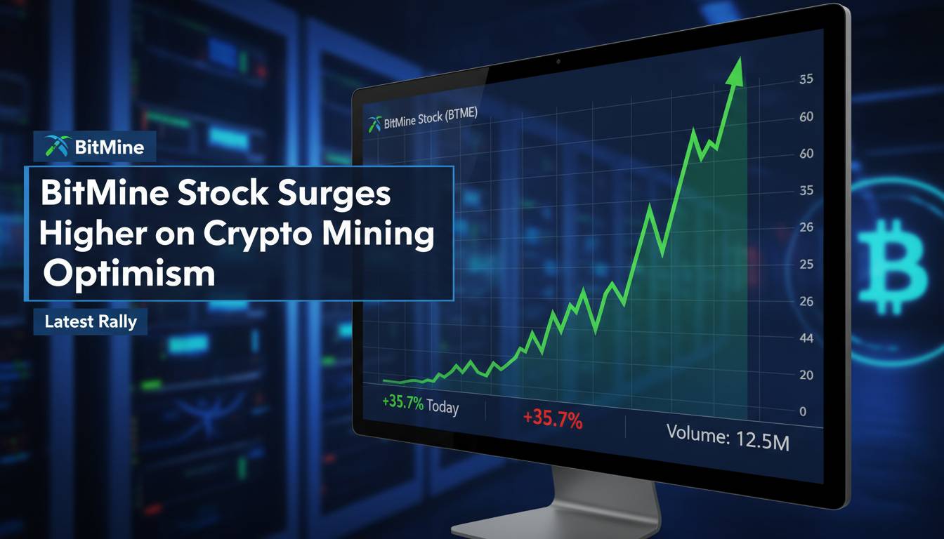 BitMine Stock Surges Higher on Crypto Mining Optimism | Latest Rally
