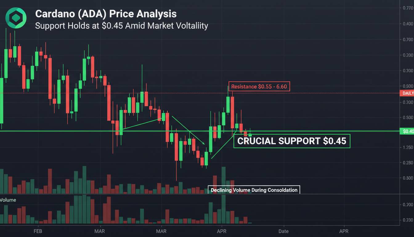 Cardano (ADA) Price Analysis: Support Holds at $0.45 Amid Market Volatility