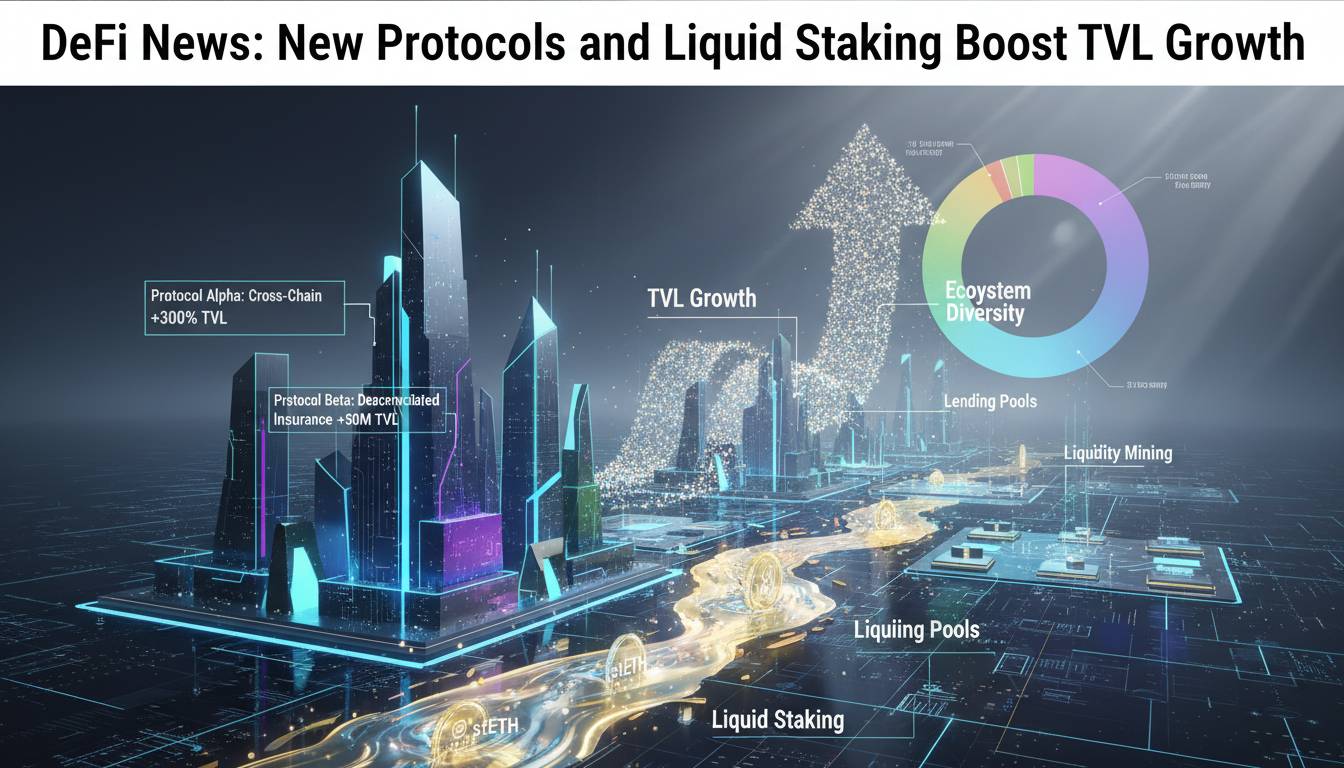 DeFi News: New Protocols and Liquid Staking Boost TVL Growth