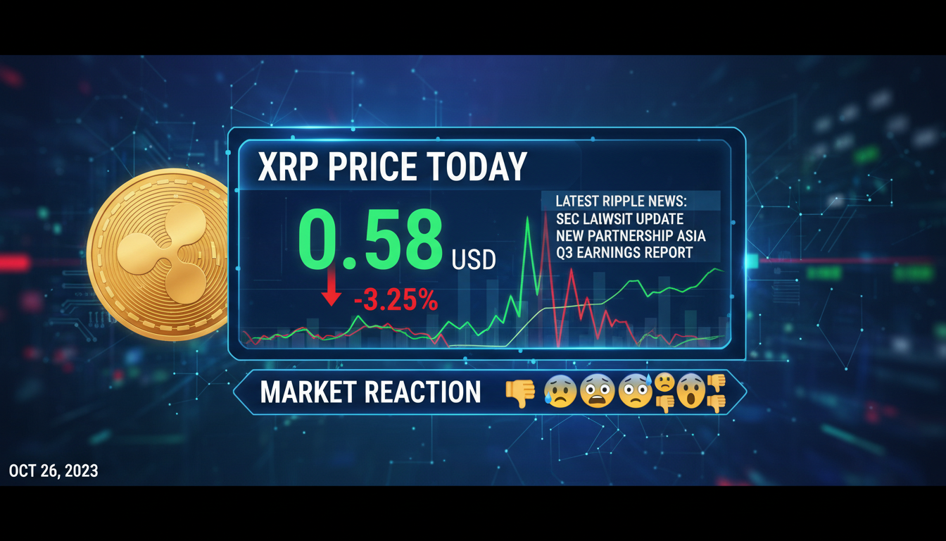 XRP Price Today Latest Ripple News and Market Reaction