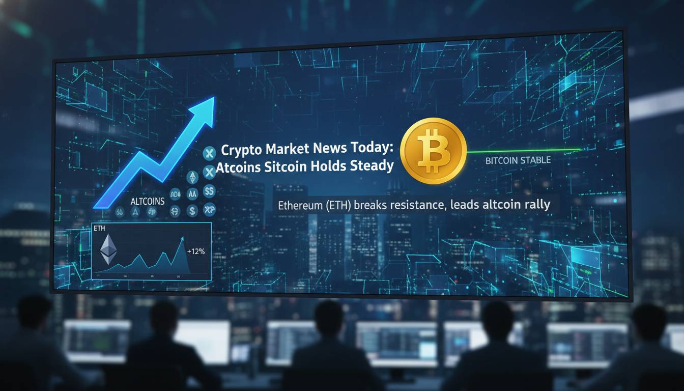 Crypto Market News Today: Altcoins Surge as Bitcoin Holds Steady