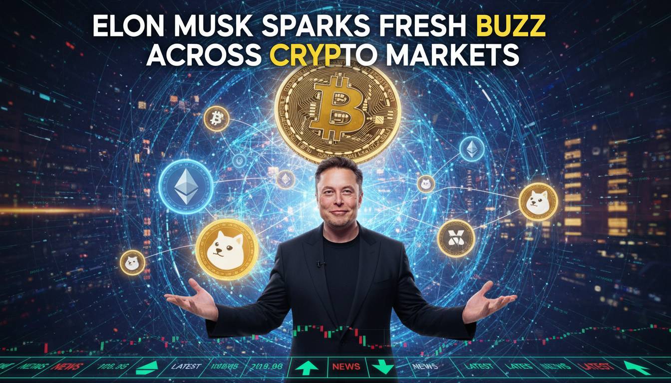 Elon Musk Sparks Fresh Buzz Across Crypto Markets | Latest News