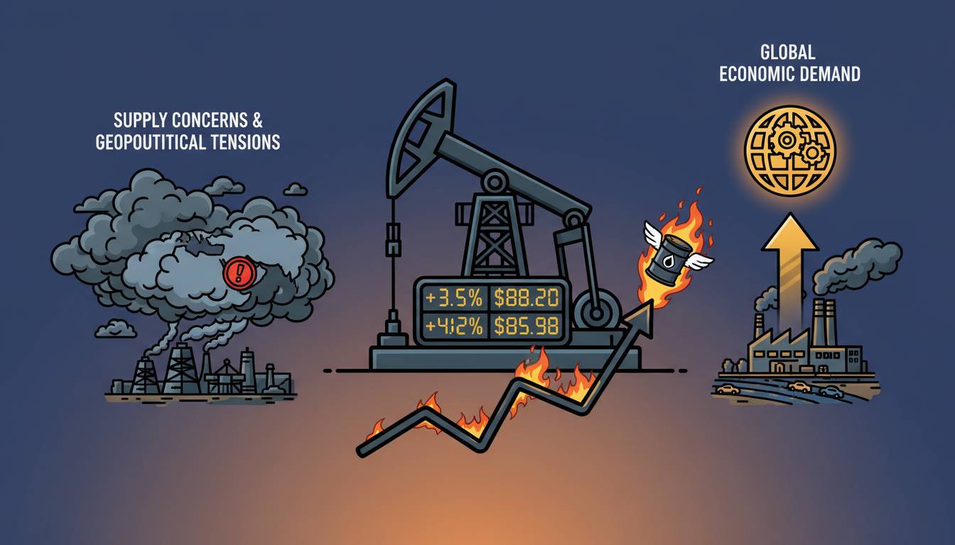 WTI Crude Oil Price Climbs Amid Supply Concerns & Geopolitical Tensions